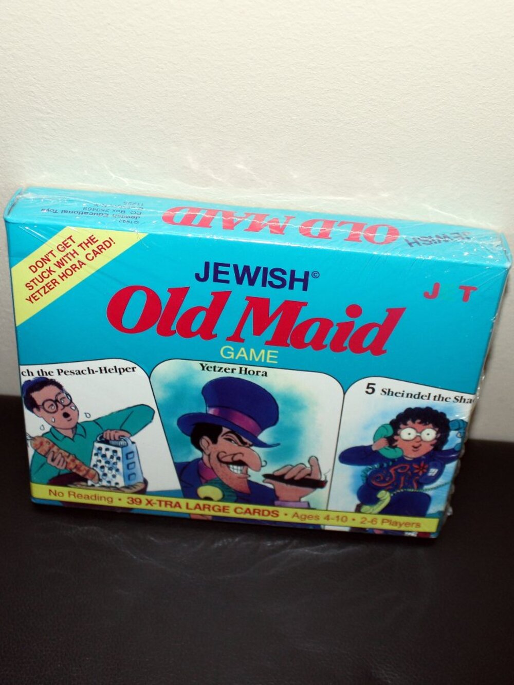 3/$77❤️1992 Jewish Old Maid Game Extra Large Cards JET Jewish Educational Toys